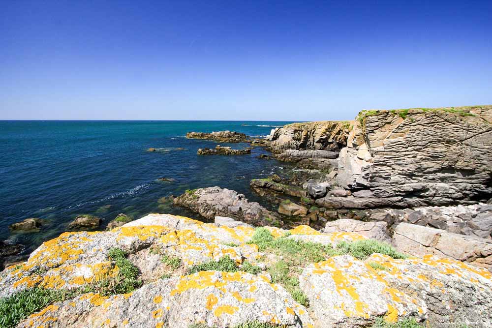 ile d'yeu and its rocky coastline