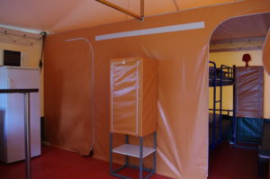 intérieur tente